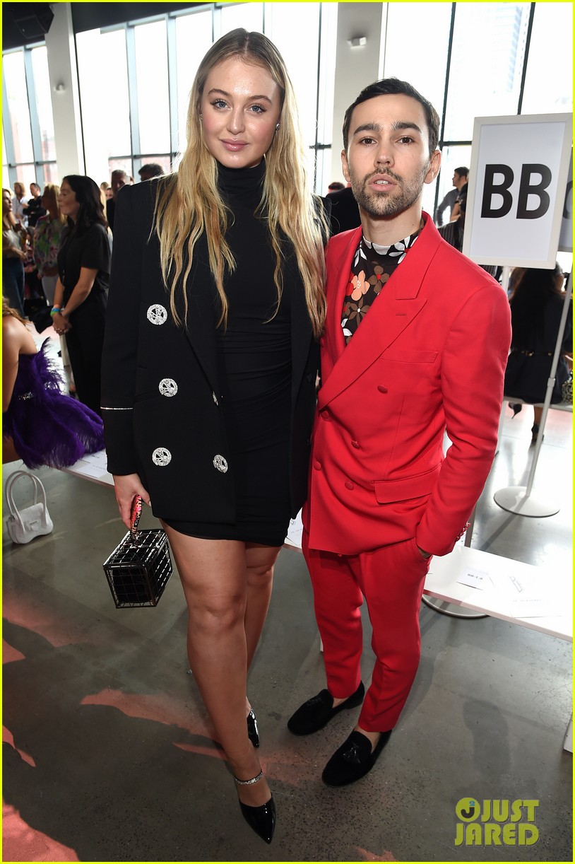 victoria justice max reunite during nyfw 11