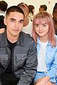 maisie williams reuben selby couple up helmut lang fashion show 03