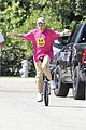 justin bieber falls off unicycle while learning how to ride 28
