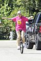 justin bieber falls off unicycle while learning how to ride 29