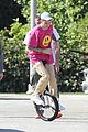 justin bieber falls off unicycle while learning how to ride 38