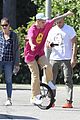 justin bieber falls off unicycle while learning how to ride 39