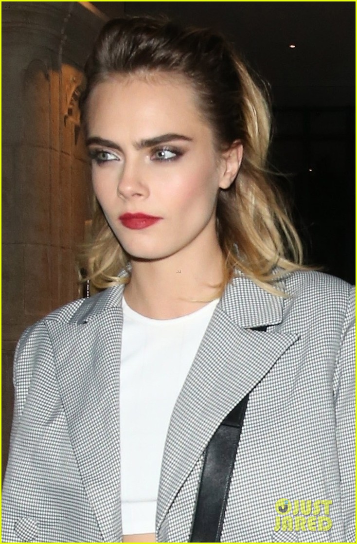 Ashley Benson Supports Cara Delevingne at Nasty Gal Launch Event