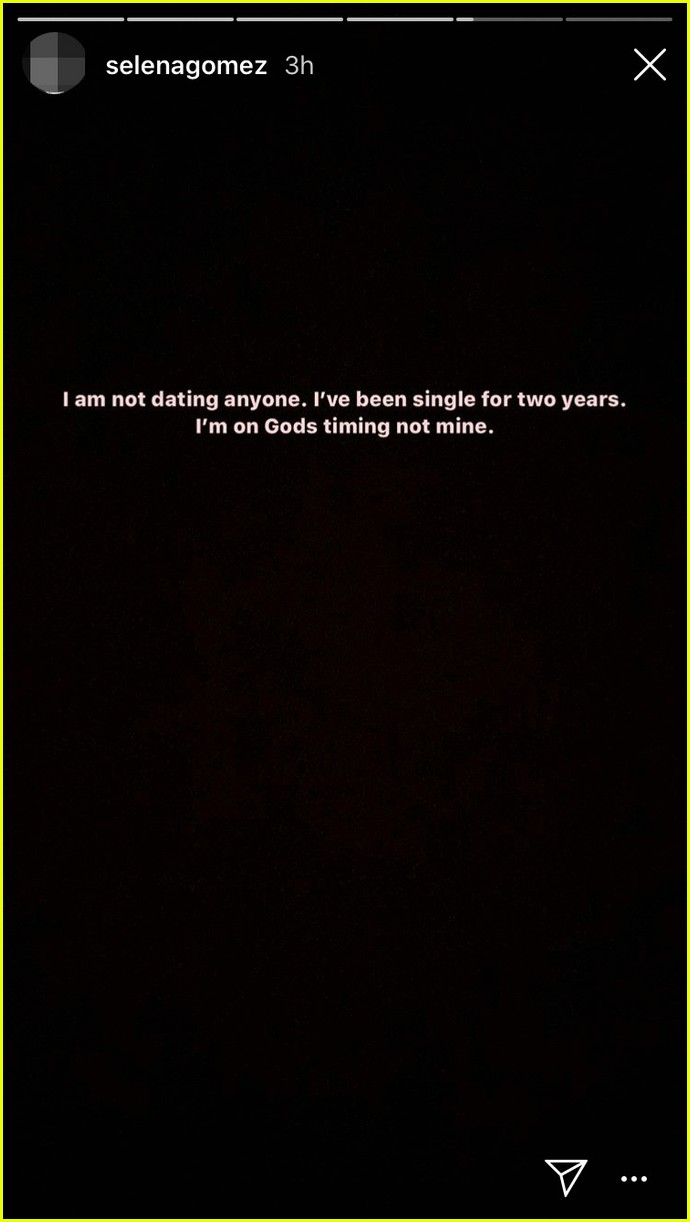 Selena Gomez Clarifies Relationship Status: 'I Am Not Dating Anyone ...