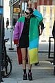 gigi hadid stays warm in fuzzy rainbow coat while out in nyc 09