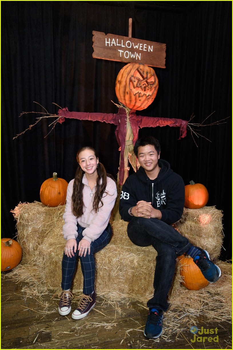 trevor jackson jordan buhat more celebs freeform halloween house 28