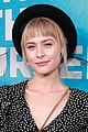 hayley erin shows off new bangs at living with yourself premiere 02