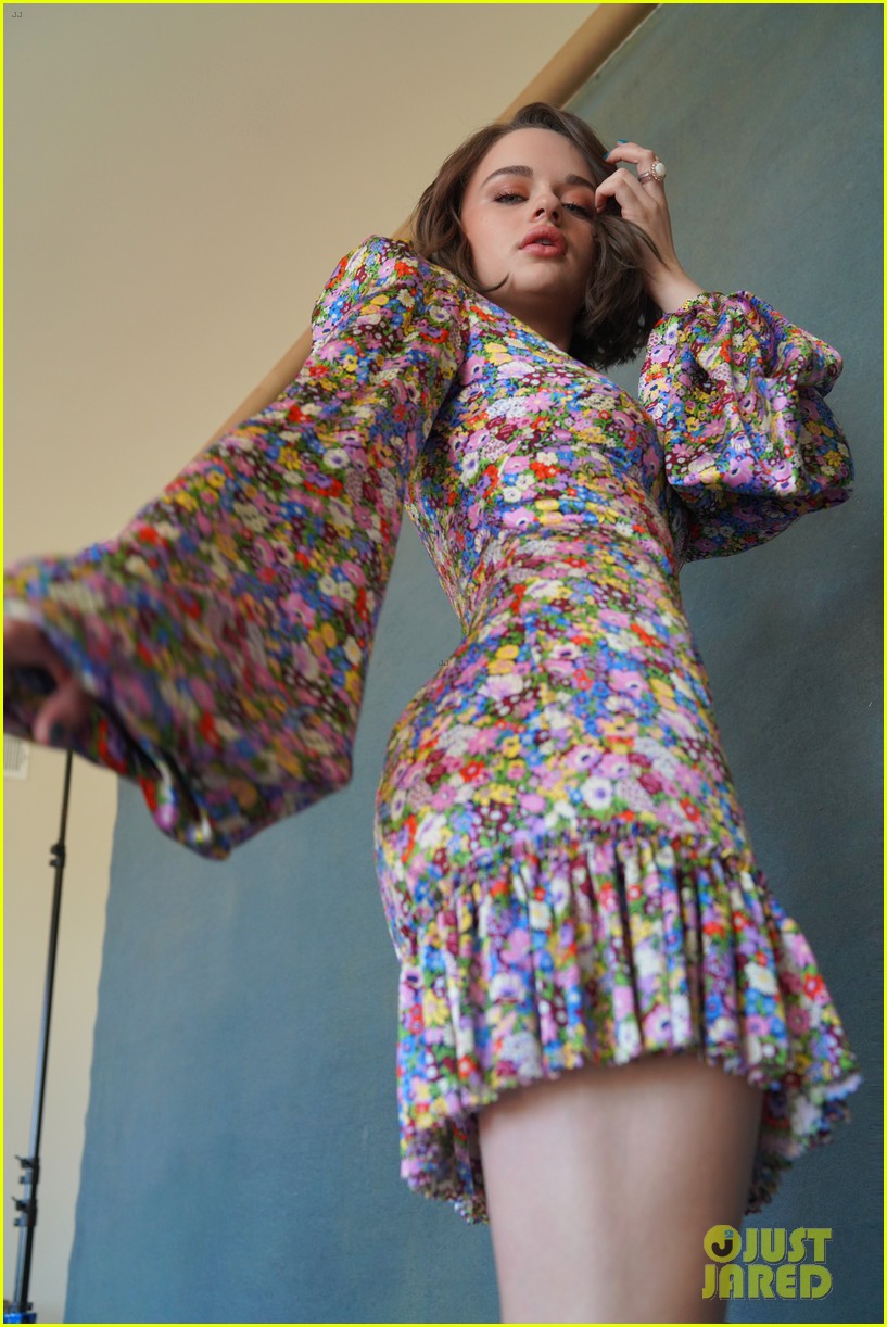 Joey King Rocks Cute Floral Dress For 'Kissing Booth 2' Press Day