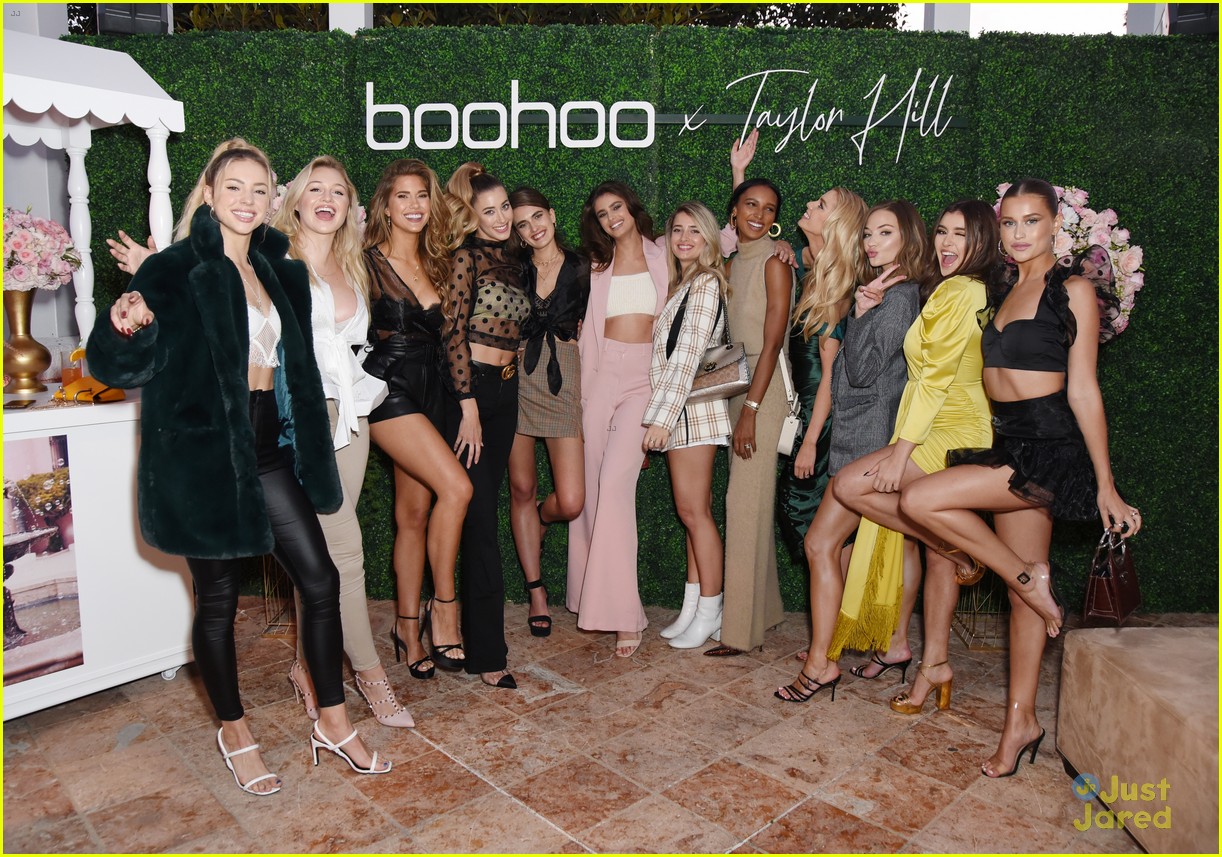 Kalani Hilliker Stuns at Boohoo Tea Party Event Hosted by Taylor Hill