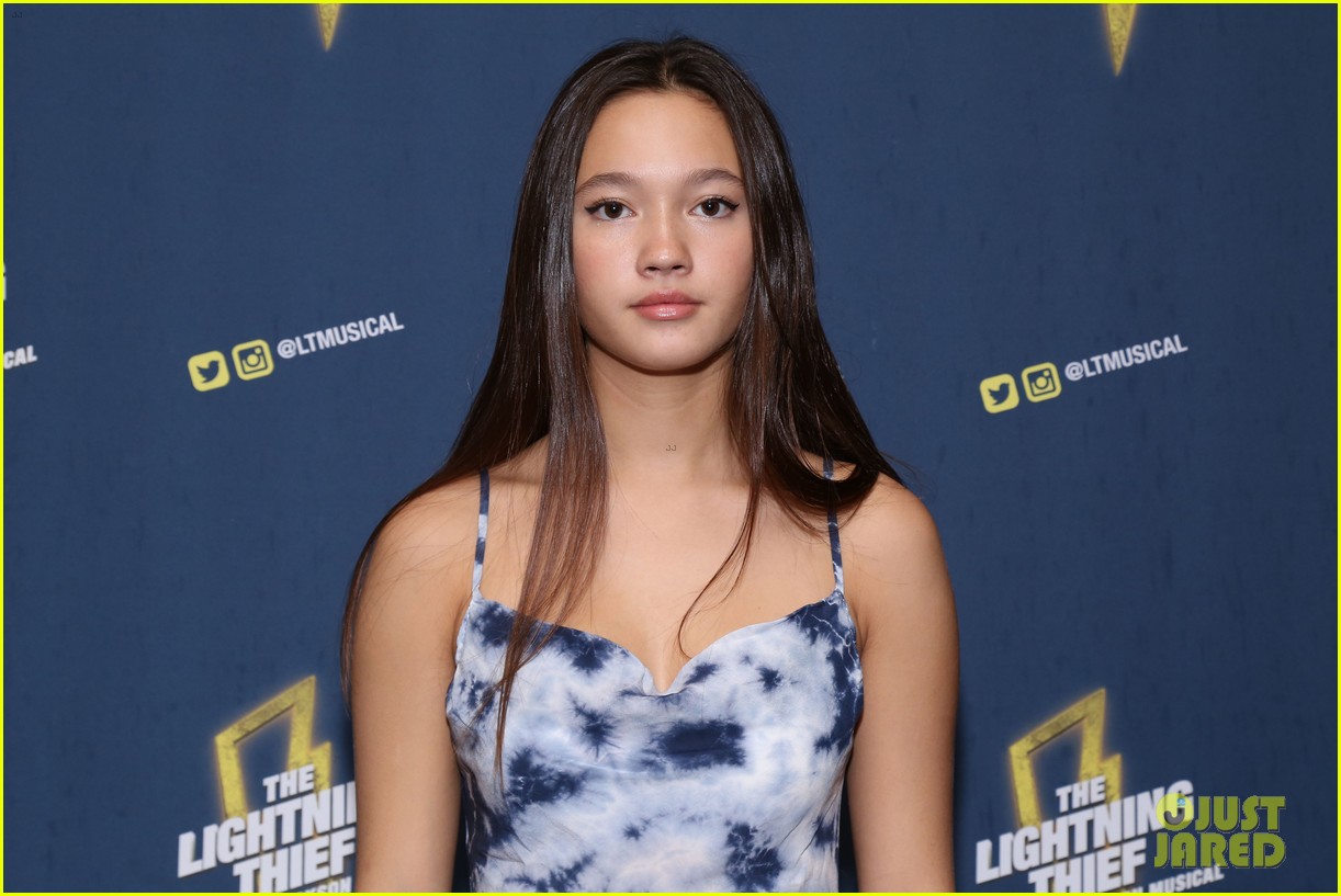 Lily Chee & Bryce Lorenzo Attend 'The Lightning Thief: The Percy