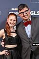 madelaine petsch represents riverdale at glsen respect awards with travis mills 04
