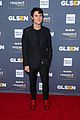 madelaine petsch represents riverdale at glsen respect awards with travis mills 06