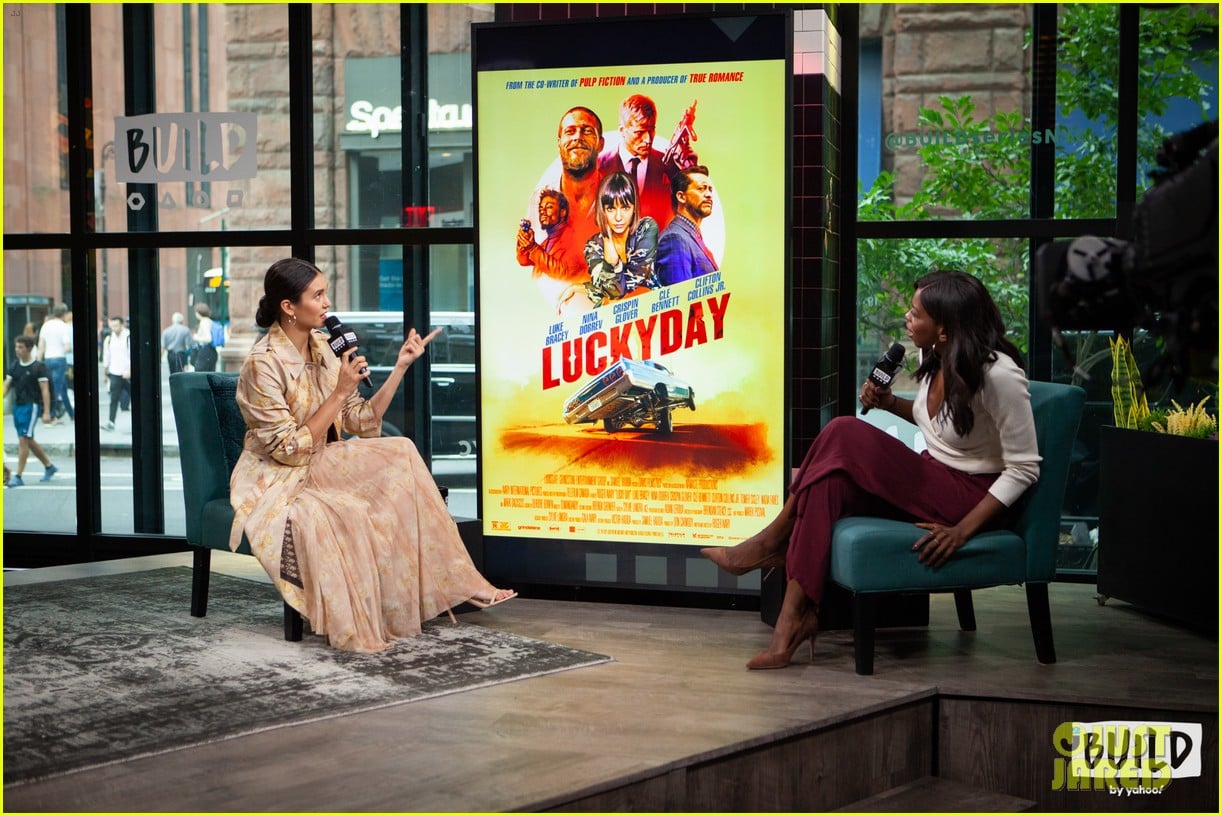 Full Sized Photo of nina dobrev build series lucky day 12 | Nina Dobrev