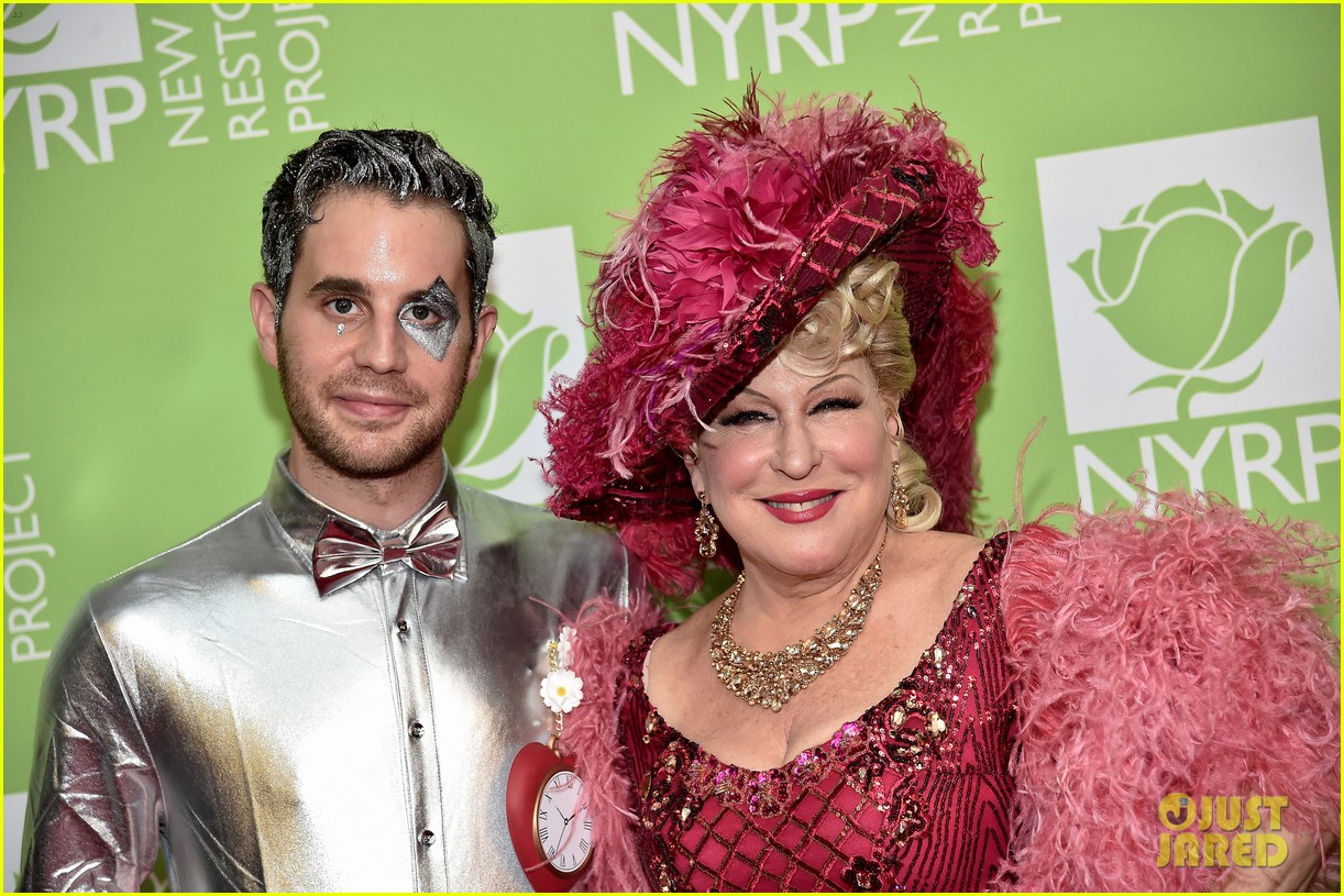 ben platt beanie feldstein bette midler halloween party 22