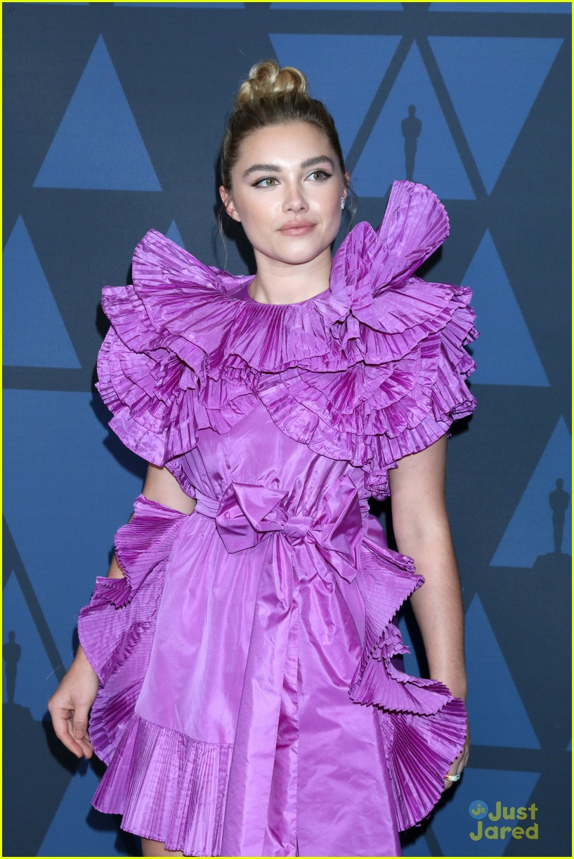 Full Sized Photo of saoirse ronan florence pugh governors awards