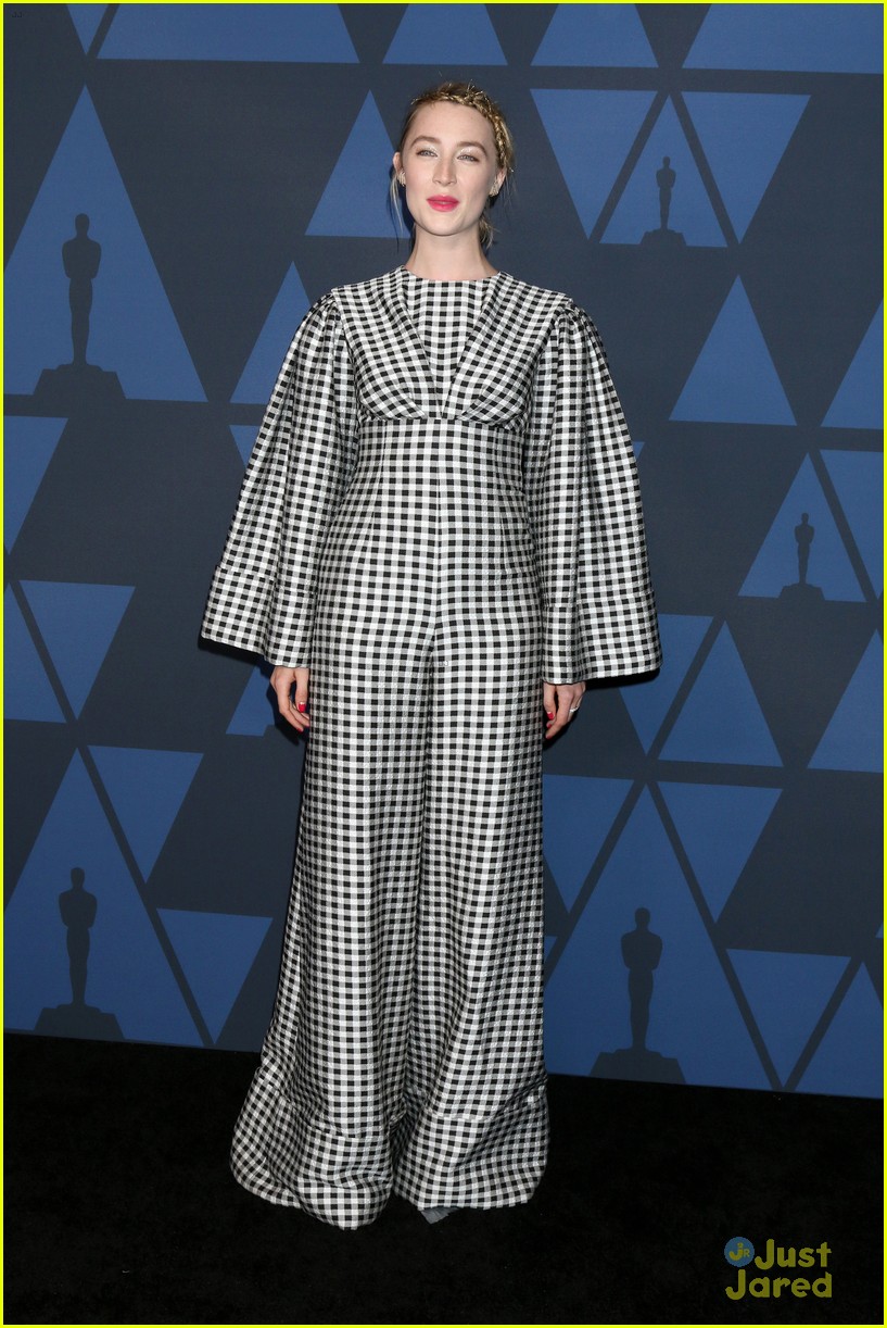 Full Sized Photo of saoirse ronan florence pugh governors awards