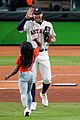 simone biles does backflip before throwing first pitch at world series game 05