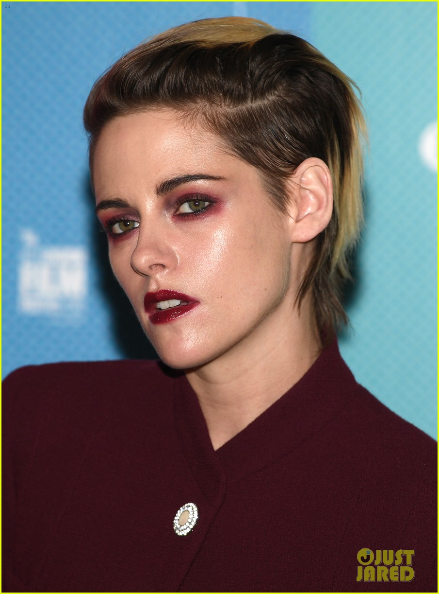 Kristen Stewart Rocks Rich Red Ensemble at 'Seberg' Screening in London