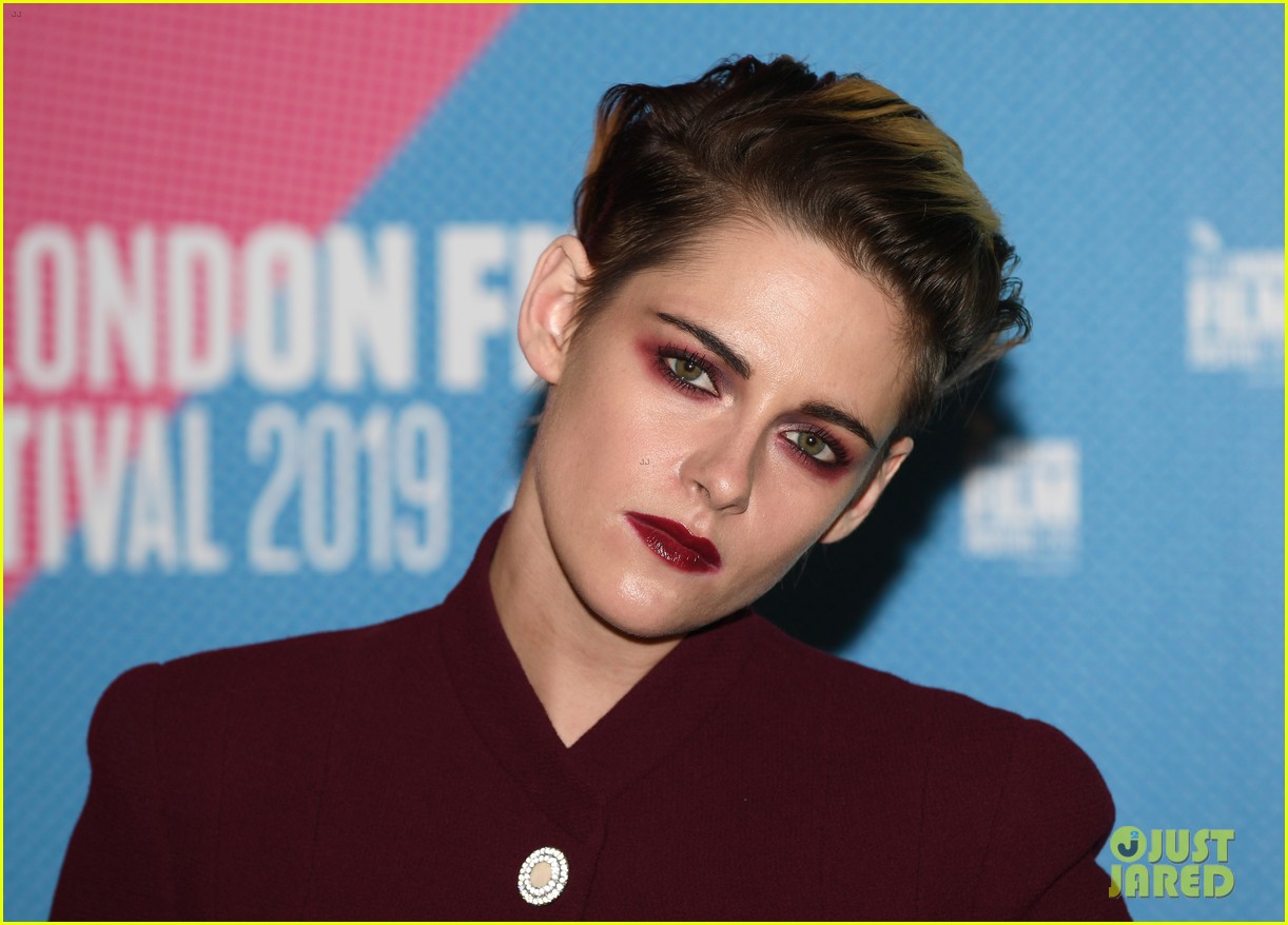 Kristen Stewart Rocks Rich Red Ensemble at 'Seberg' Screening in London