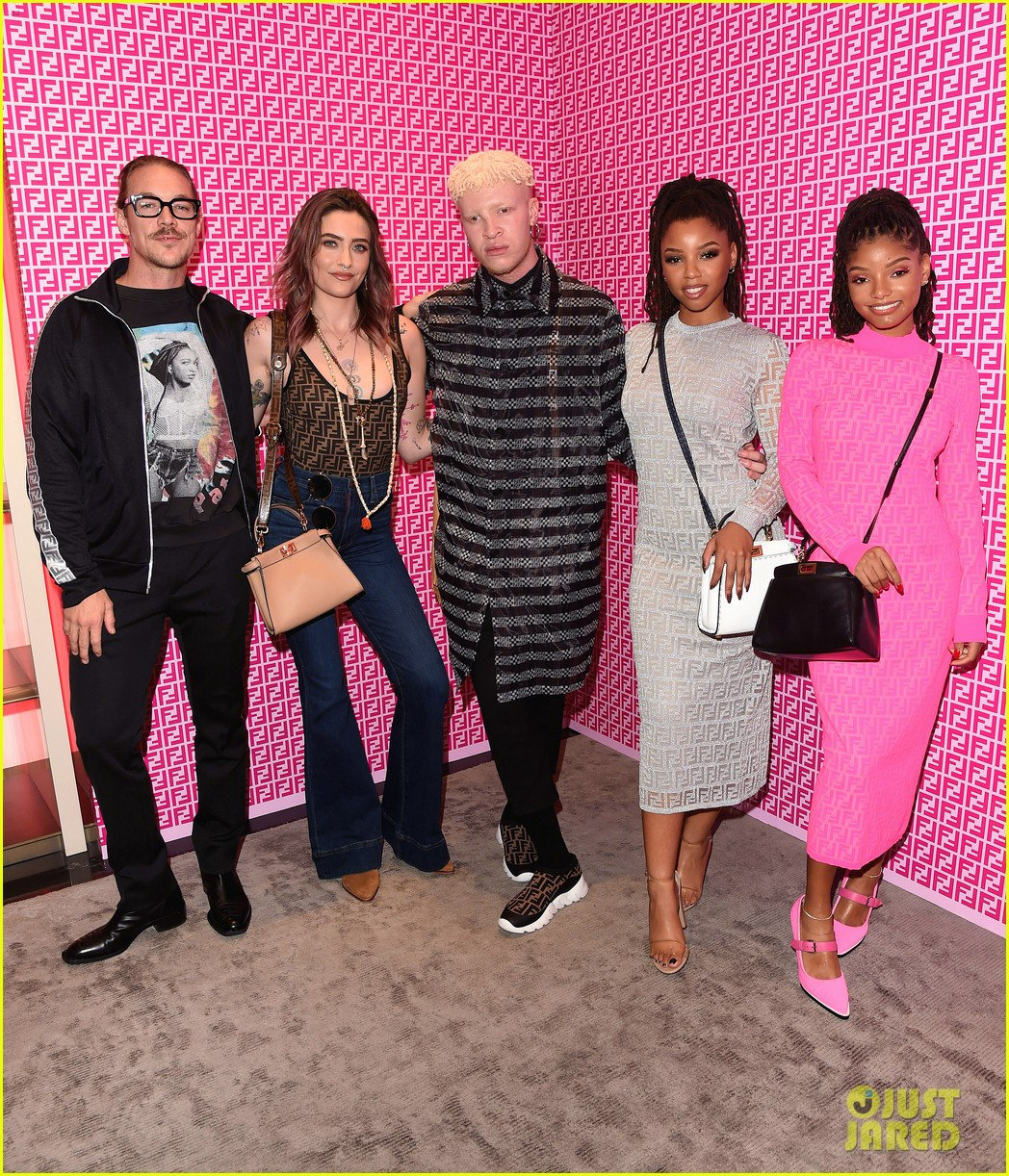 'Euphoria Co-Stars Storm Reid & Sydney Sweeney Meet Up at Fendi Prints