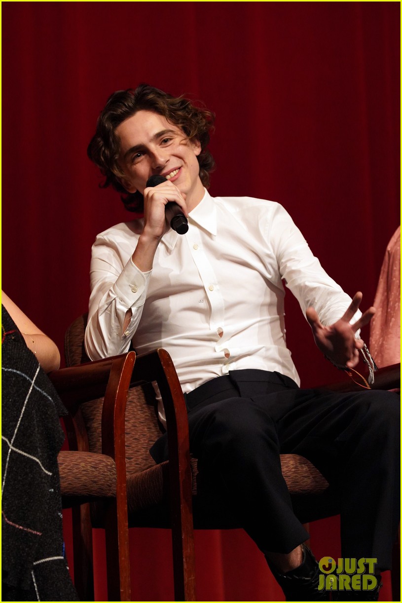 Timothee Chalamet Joins 'Little Women' CoStars at Special Screening(01)