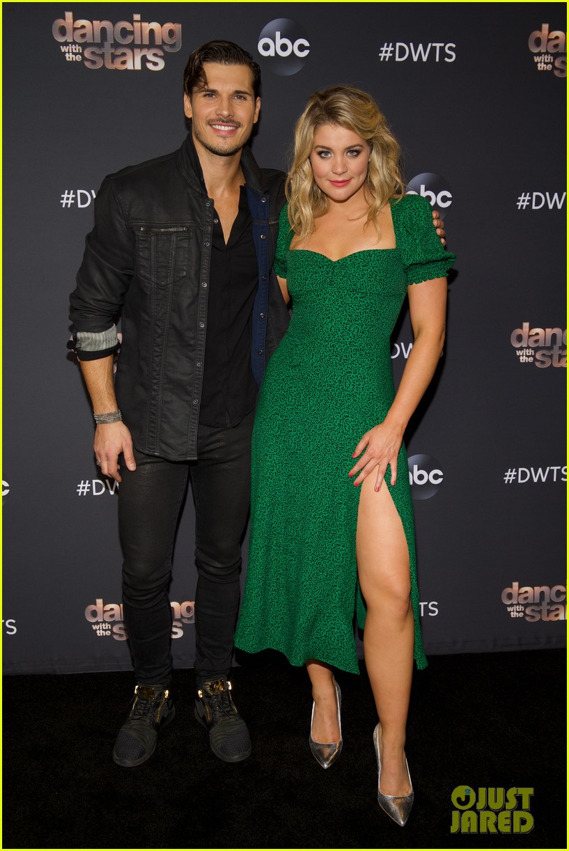 ally brooke reacts to receiving first perfect score on dwts 14