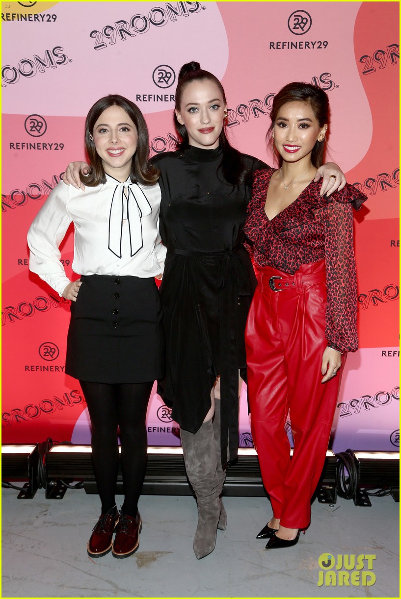 kat dennings brenda song ester povitsky bring dollface to 29rooms event 19