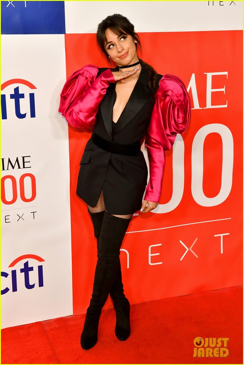 Full Sized Photo of camila cabello time 100 next gala red carpet 07