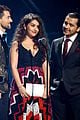 alessia cara heart print suit for latin grammys performance 08