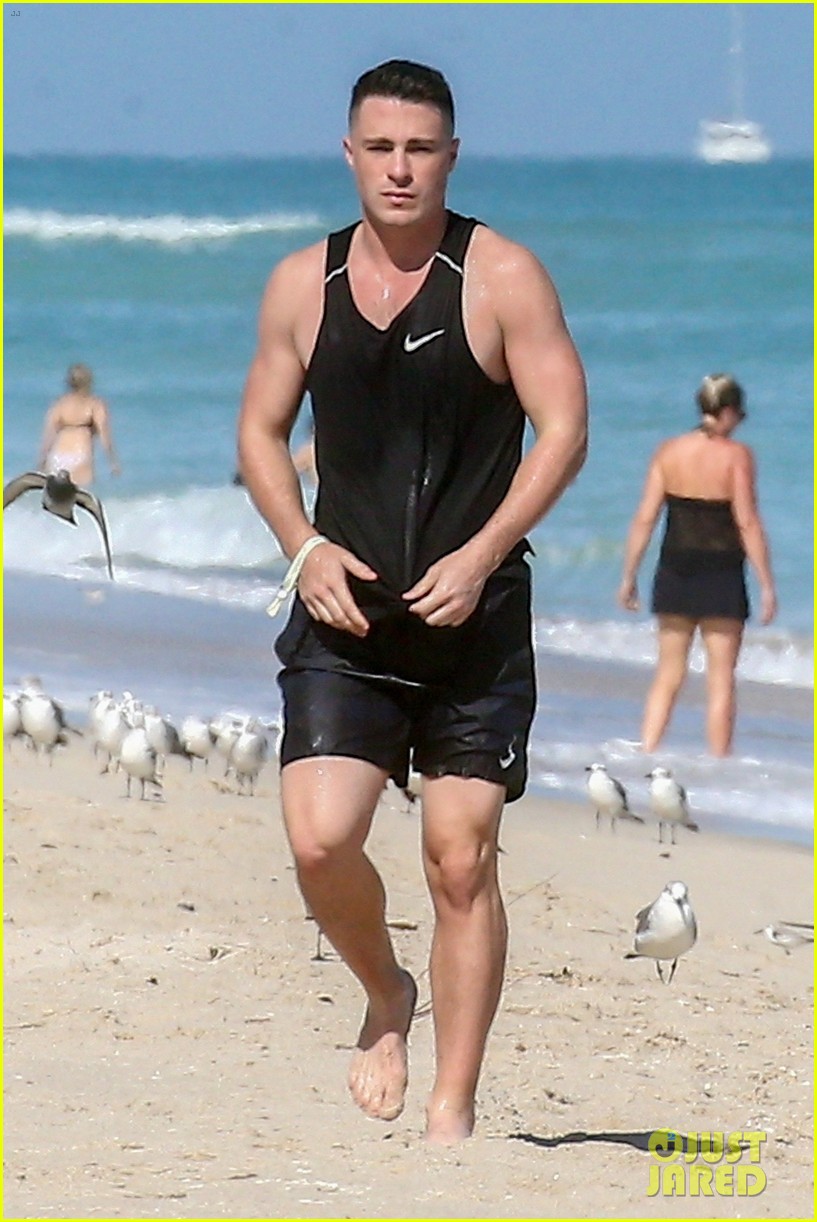 Colton Haynes Soaks Up The Sun in Miami Following 'Arrow' Wrap | Photo ...