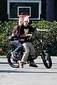 justin hailey bieber bike around the neighborhood 02