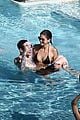 kaia gerber pete davidson kiss poolside in miami 005