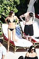kaia gerber pete davidson kiss poolside in miami 029