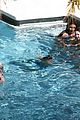 kaia gerber pete davidson kiss poolside in miami 045