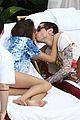 kaia gerber pete davidson kiss poolside in miami 057