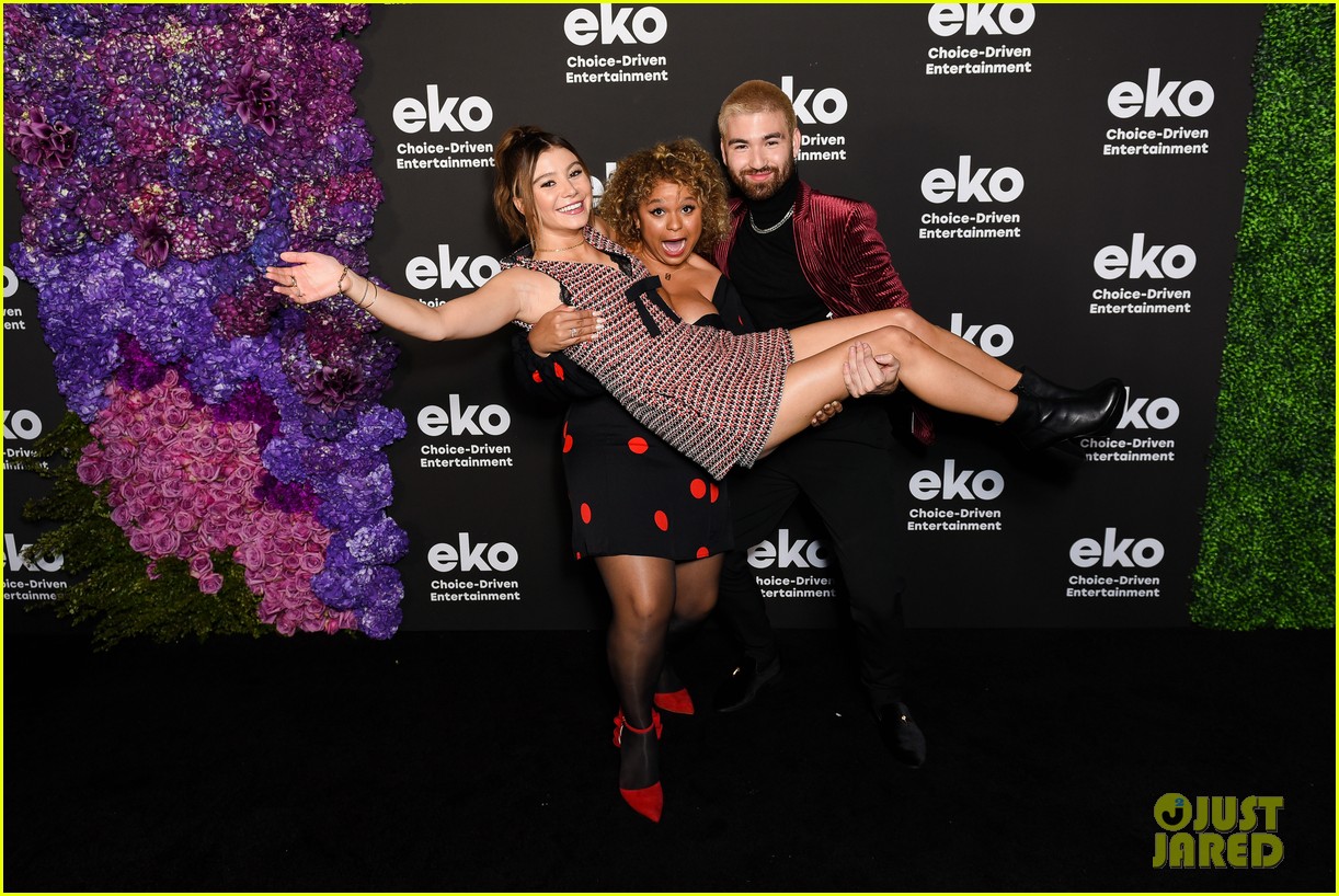karan brar g hannelius rachel crow share new eko shows at premiere event 04
