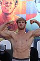 logan paul goes shirtless for weigh in before fight with ksi 07