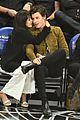 shawn mendes camila cabello share smooch clippers game 01