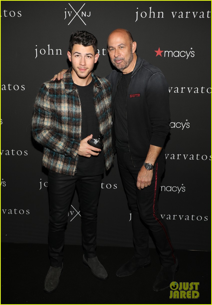 Full Sized Photo of nick jonas john varvatos celebrate the launch of