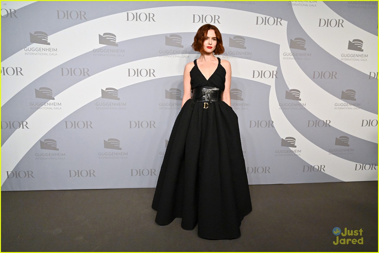 Nina Dobrev Twirls Around in Her Dress For Guggenheim International