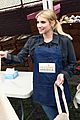 ally brooke emma roberts hannah zeile help provide lunch produce to families 10