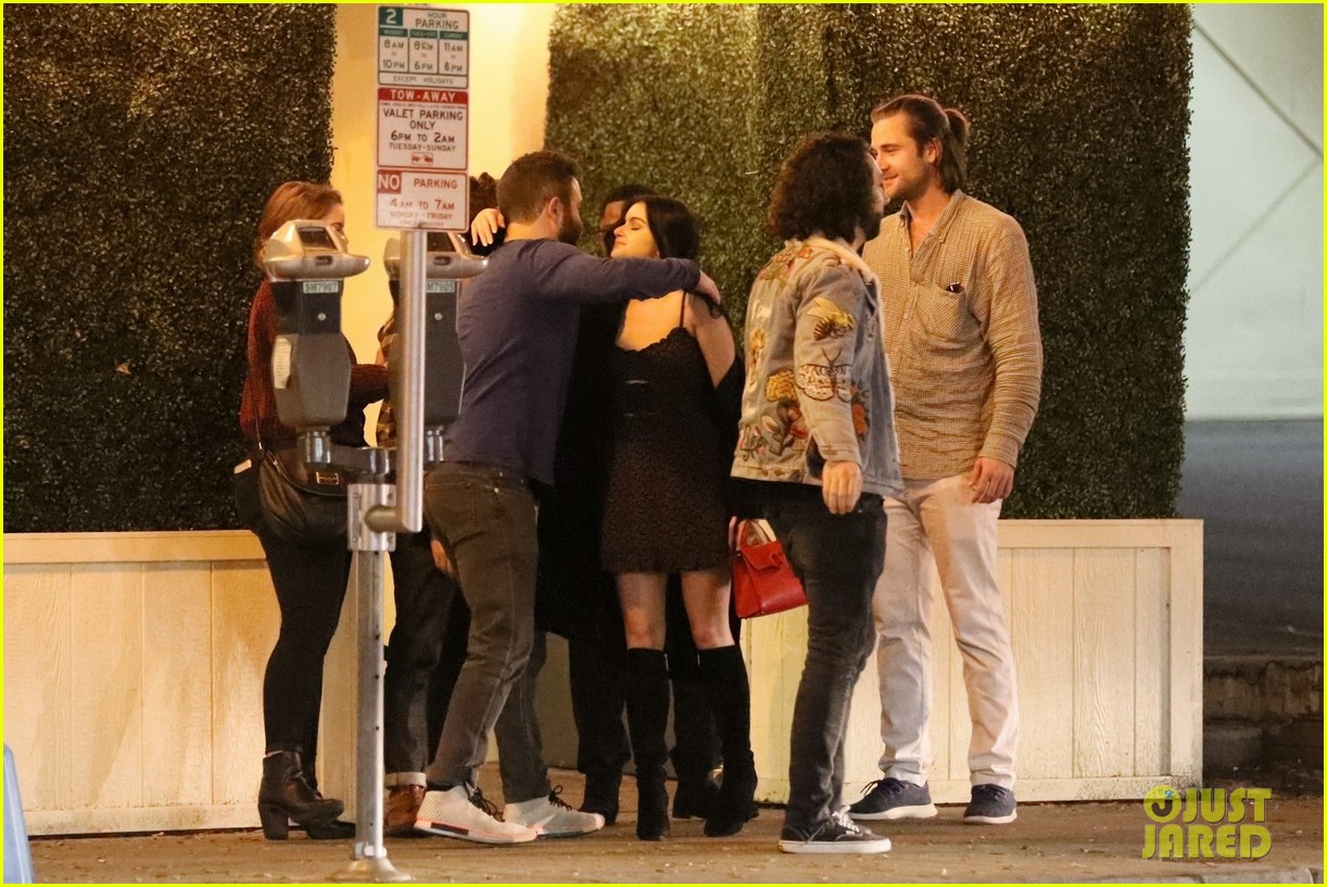 Ariel Winter Holds Onto Luke Benward After a Night Out With Friends