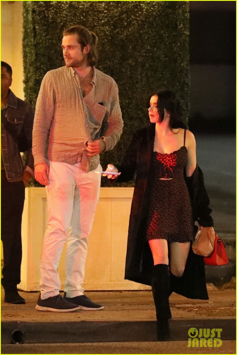Ariel Winter Holds Onto Luke Benward After a Night Out With Friends