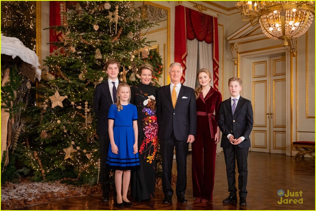 Princess Elisabeth of Belgium Was Wrapped Up In Red For A Christmas ...