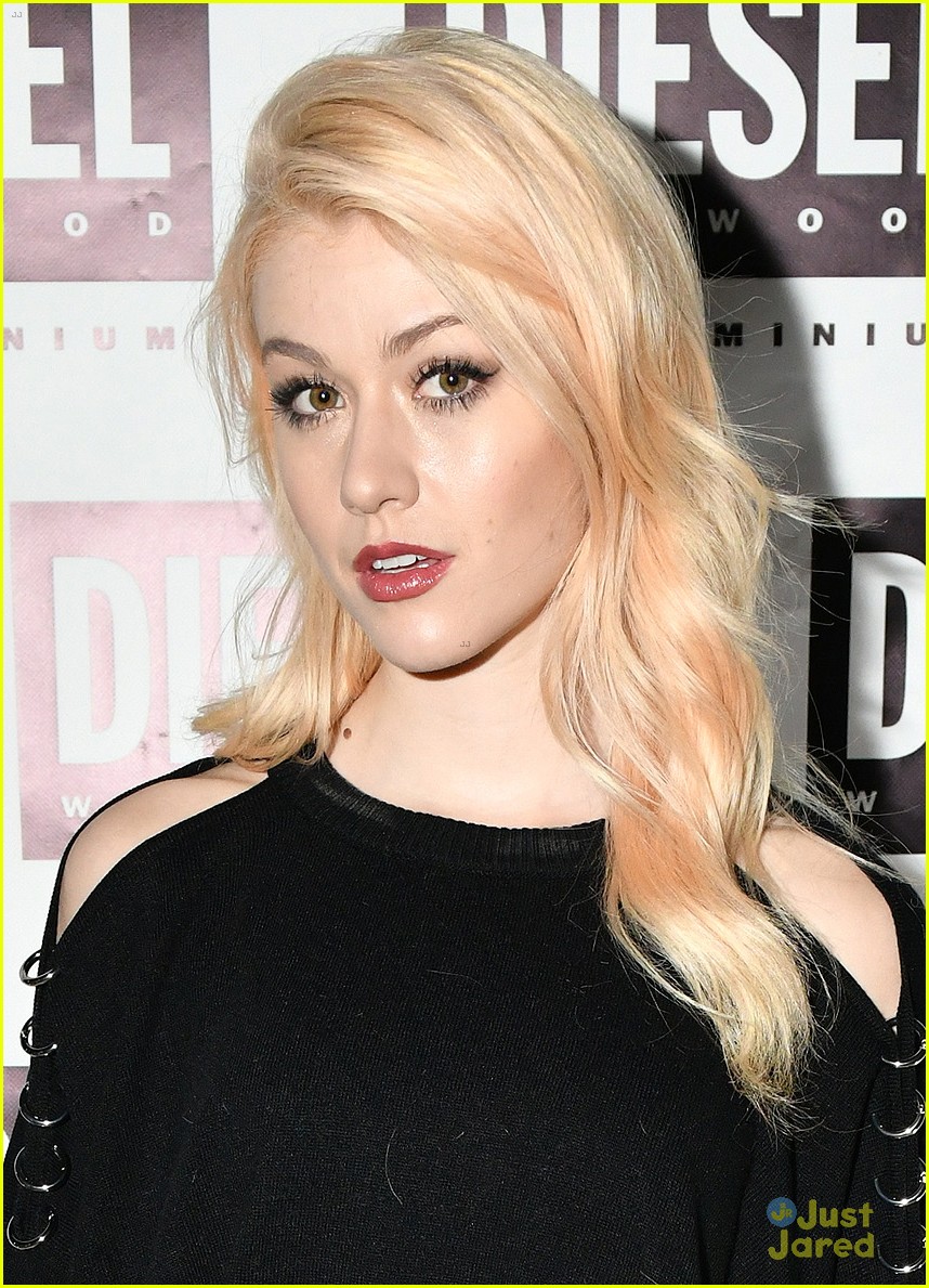 Full Sized Photo of katherine mcnamara diesel art basel sing clip 03