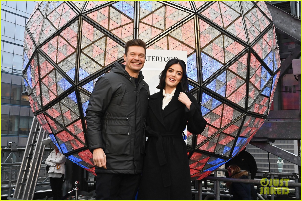 Full Sized Photo of lucy hale nye rehearsals ryan seacrest 15 | Lucy