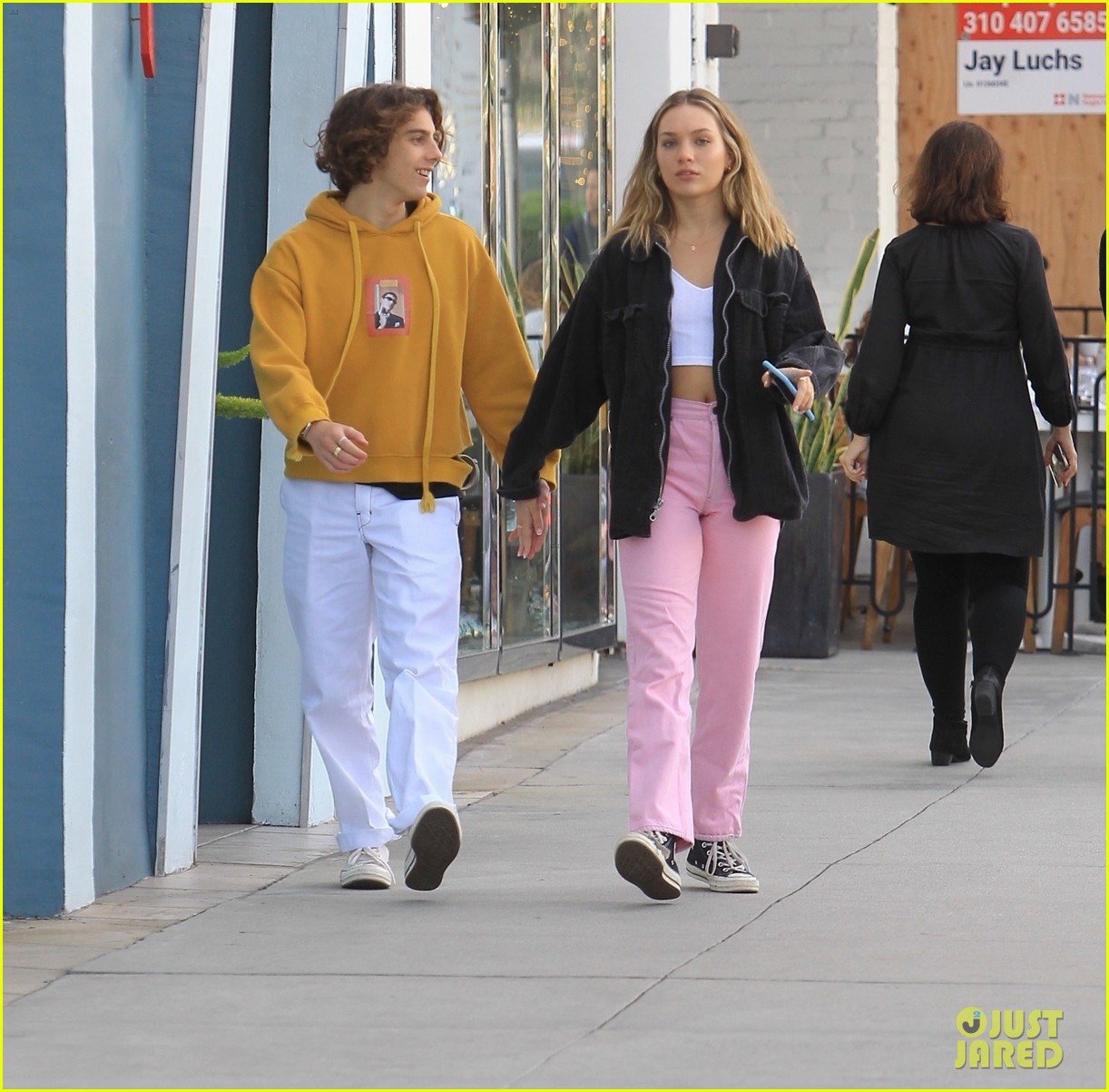 Maddie Ziegler Holds Hands With Boyfriend Eddie Benjamin In Beverly