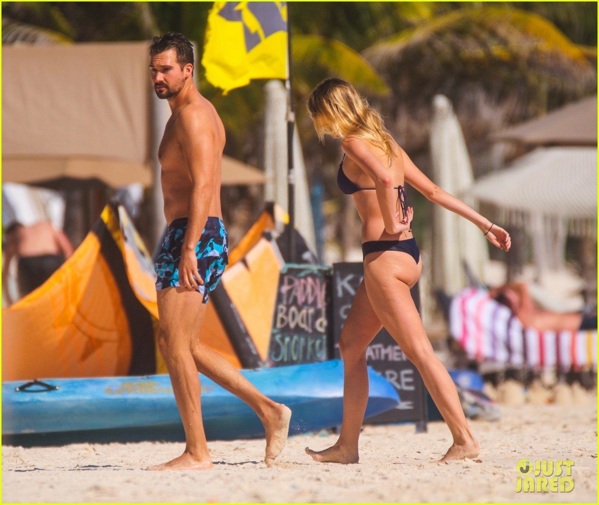 james maslow caitlin spears tulum beach day 01