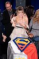 melissa benoist chris wood celebrate 100 episodes of supergirl 35