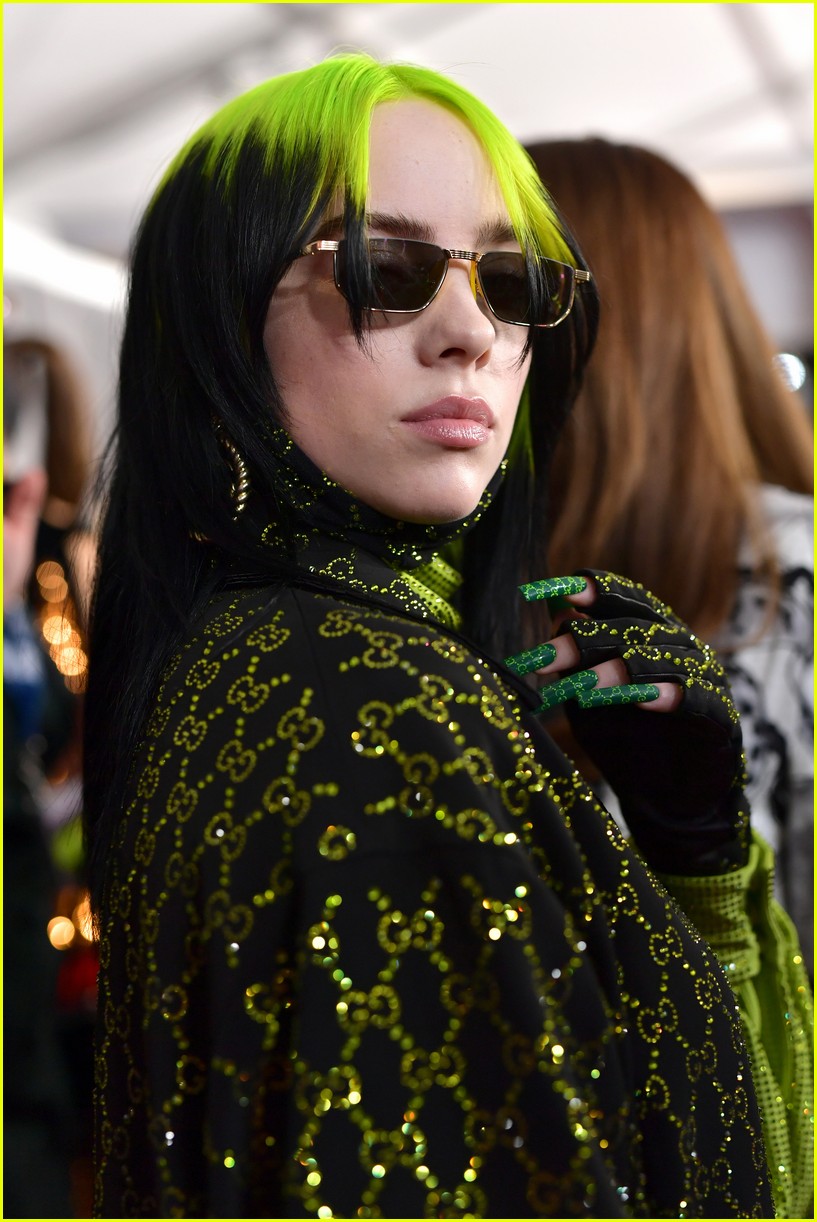 Billie Eilish Dons an Embellished Mask for Grammys 2020! Photo